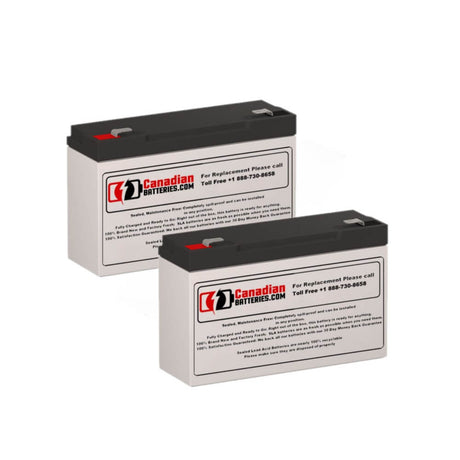 Batteries For Deltec Prb650 Ups, 2 X 6v, 12ah - 72wh UPS Batteries CB Range   