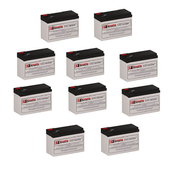 Batteries For Deltec Rs21 Ups, 10 X 12v, 7ah - 84wh UPS Batteries CB Range   