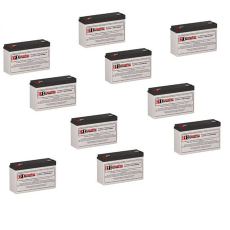 Batteries For Hp A2996ar Ups, 10 X 6v, 10ah - 60wh UPS Batteries CB Range   