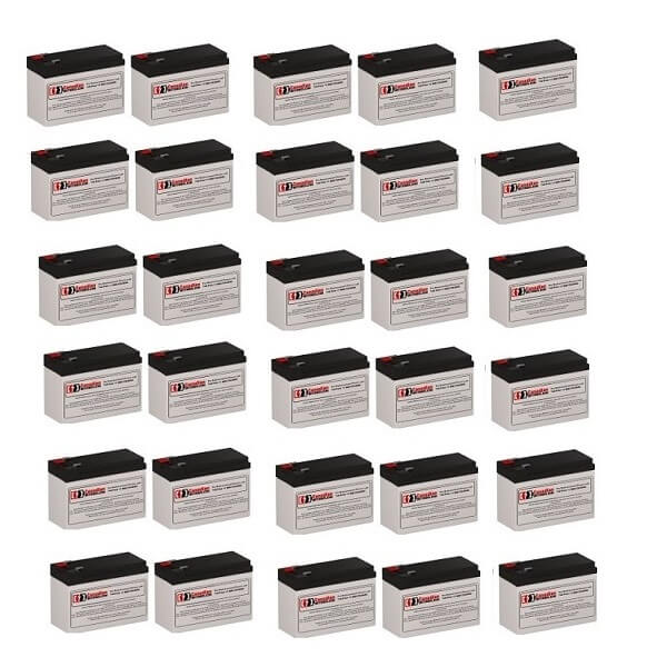 Batteries For Liebert Nfinity 8kva (set Of 30) Liebert Ups, 30 X 12v, 9ah - 108wh UPS Batteries CB Range   