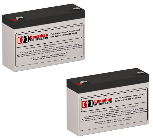 Batteries For Mge Pulsar 500 Ups, 2 X 6v, 7ah - 42wh UPS Batteries CB Range   