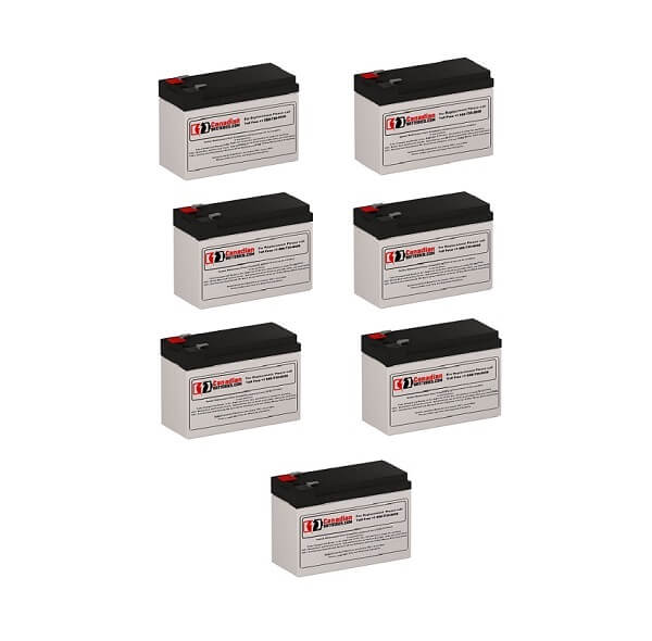 Batteries For Minuteman 1000 Ups, 7 X 12v, 7ah - 84wh UPS Batteries CB Range   