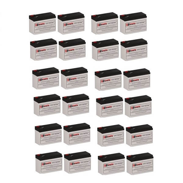 Batteries For Minuteman Bp144v13 Ups, 24 X 12v, 7ah - 84wh UPS Batteries CB Range   