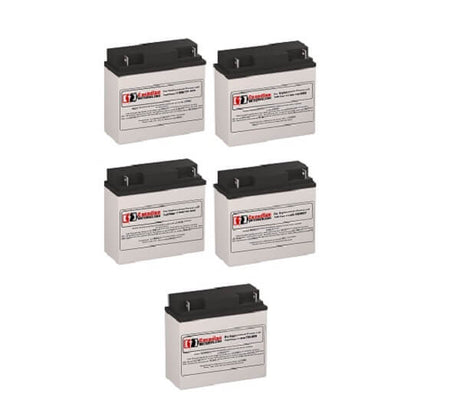 Batteries For Minuteman Bp60v17 Ups, 5 X 12v, 18ah - 216wh UPS Batteries CB Range   