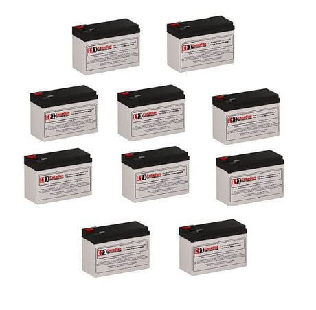 Batteries For Minuteman Cp 3200 Ups, 10 X 12v, 7ah - 84wh UPS Batteries CB Range   