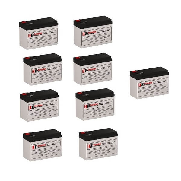 Batteries For Minuteman Cpebp1000 Ups, 9 X 12v, 7ah - 84wh UPS Batteries CB Range   