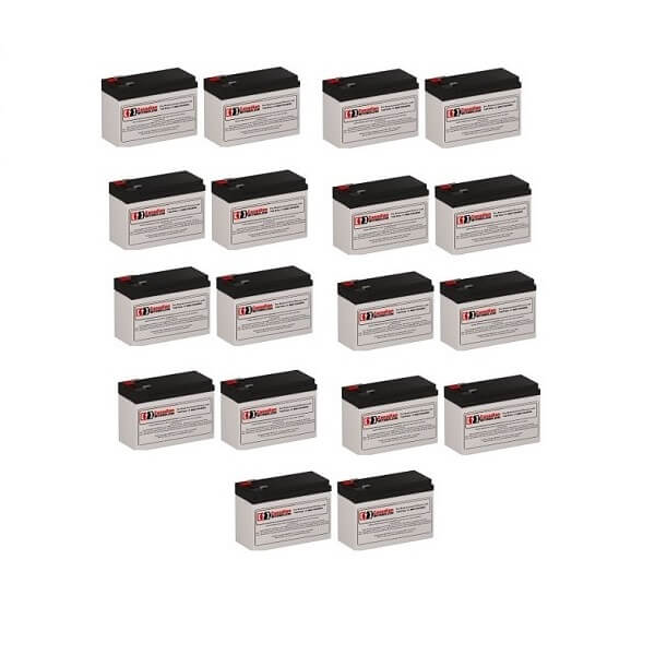 Batteries For Minuteman Cpebp2000 Ups, 18 X 12v, 7ah - 84wh UPS Batteries CB Range   