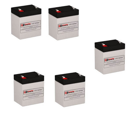 Batteries For Mit'subishi 7011a-10 Mit'subishi Ups, 5 X 12v, 5ah - 60wh UPS Batteries CB Range   