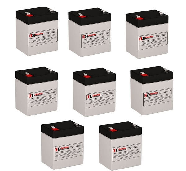 Batteries For Oneac On2000xau-cn Ups, 8 X 12v, 5ah - 60wh UPS Batteries CB Range   