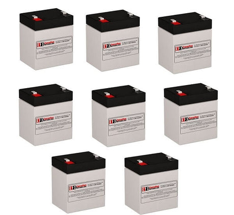 Batteries For Oneac On2000xau-tn Ups, 8 X 12v, 5ah - 60wh UPS Batteries CB Range   