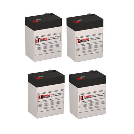 Batteries For Oneac On400 Ups, 4 X 6v, 4.5ah - 27wh UPS Batteries CB Range   