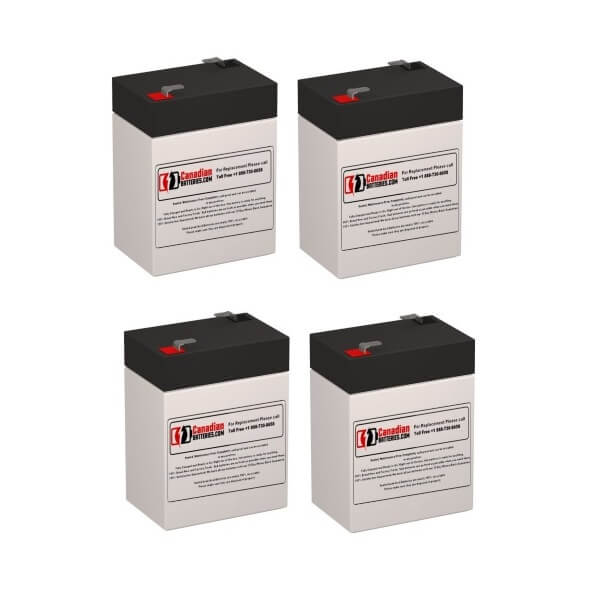 Batteries For Oneac On400a-sn Ups, 4 X 6v, 4.5ah - 27wh UPS Batteries CB Range   