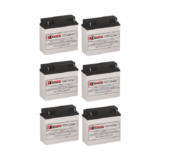 Batteries For Oneac Onxbc-6c6017 Ups, 6 X 12v, 18ah - 216wh UPS Batteries CB Range   