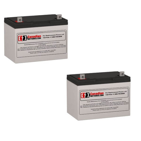 Batteries For Opti-ups Od1000 Ups, 2 X 12v, 100ah - 1200wh UPS Batteries CB Range   