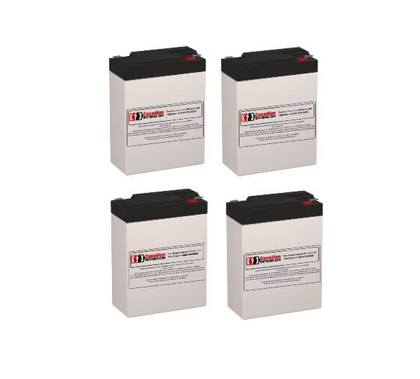 Batteries For Powerware Bat-700 Ups, 4 X 6v, 9ah - 54wh UPS Batteries CB Range   