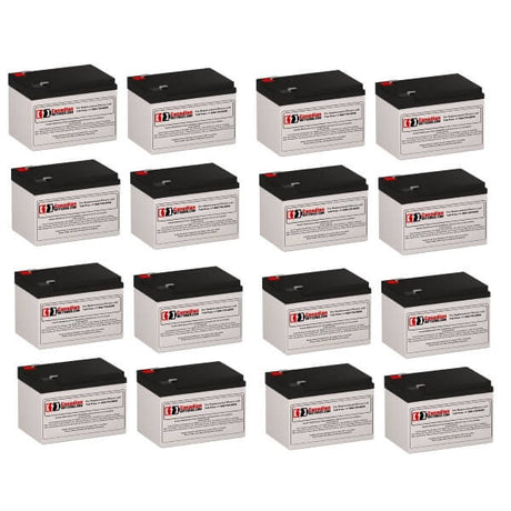 Batteries For Powerware Netups Se 3000 Rm Ups, 16 X 12v, 12ah - 144wh UPS Batteries CB Range   