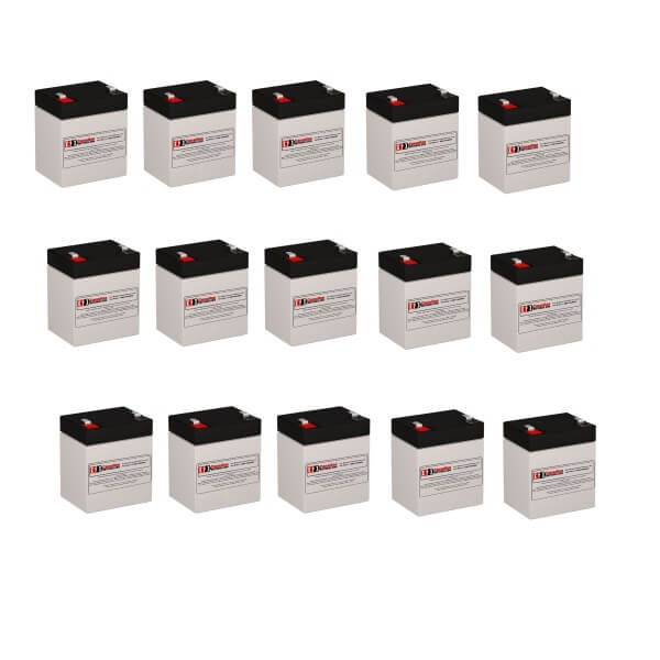 Batteries For Powerware Pw9135g5000-xl3uhw Ups, 15 X 12v, 5ah - 60wh UPS Batteries CB Range   