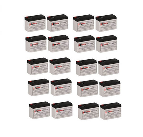 Batteries For Powerworks Powerworks Rs 6k Ups, 20 X 12v, 7ah - 84wh UPS Batteries CB Range   