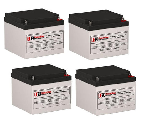 Batteries For Safebp48 Ups, 4 X 12v, 24ah - 288wh UPS Batteries CB Range   