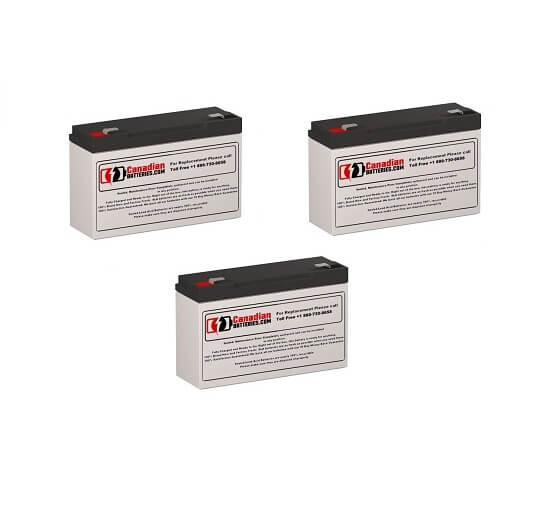 Batteries For Tripp Lite Bc425fcd Ups, 3 X 6v, 12ah - 72wh UPS Batteries CB Range   