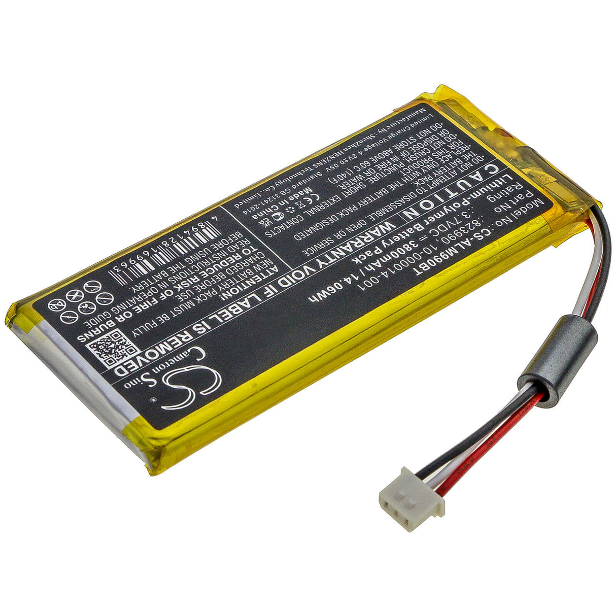 Alarm Battery For 2gig, Gc3 Panel, Sp1-gc3 3.7v, 3800mah - 14.06wh Alarm System Cameron Sino Technology Limited   