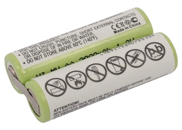 Battery For 3m Centrimed, Sarnes 9602 Surgical Clipper 2.4v, 2000mah - 4.80wh Shaver Cameron Sino Technology Limited   