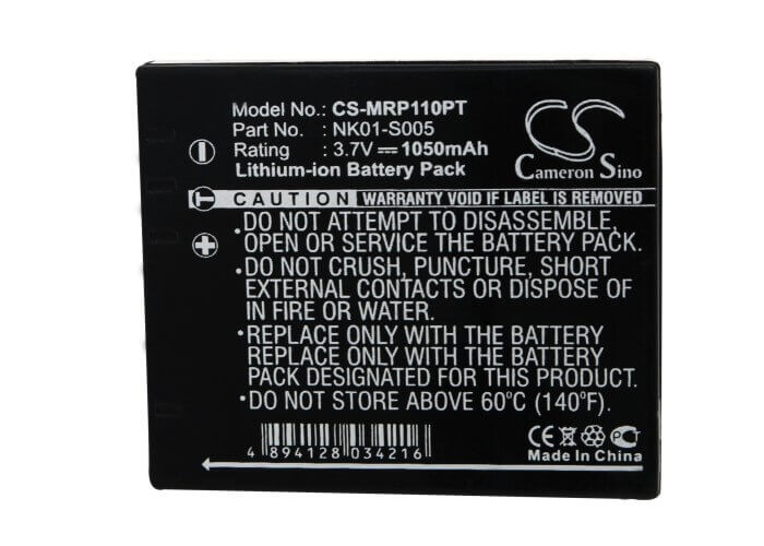 Battery For 3m Mpro 110 Micro Projector 3.7v, 1050mah - 3.89wh Projector Cameron Sino Technology Limited   