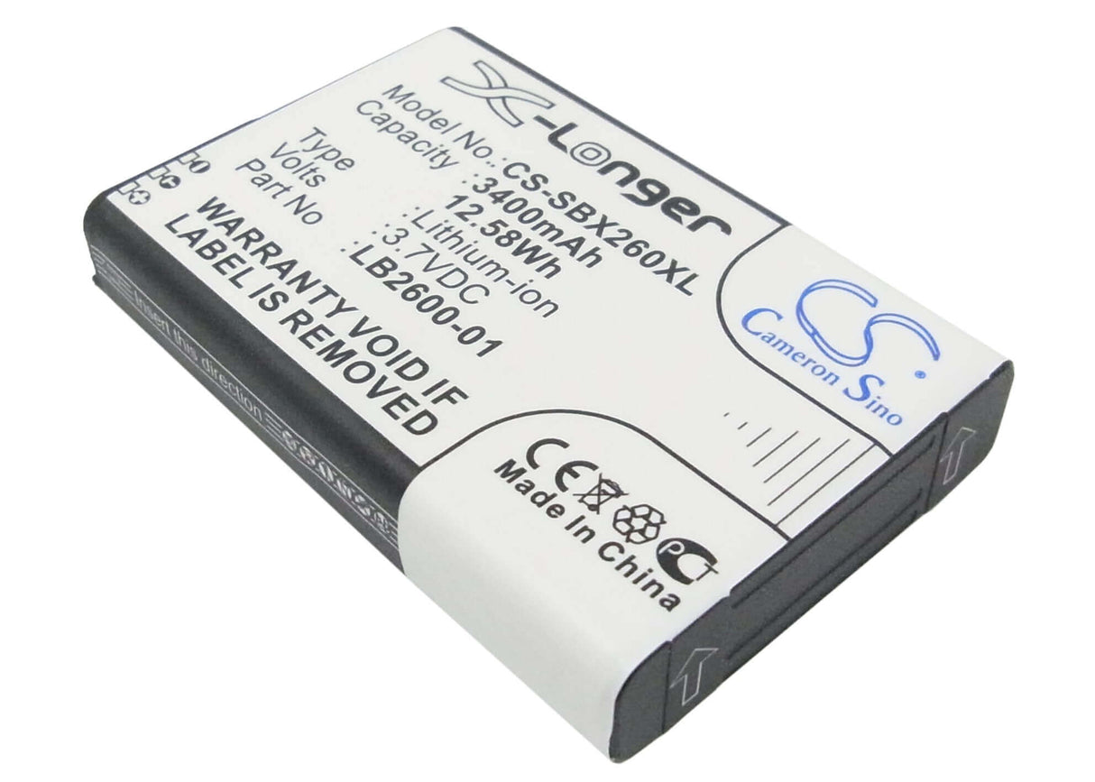 Battery For 4g Systems Xsbox Go+ 3.7v, 3400mah - 12.58wh Hotspot Cameron Sino Technology Limited   