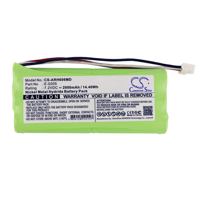 Battery For Aaronia Ag, Spectran Hf-6060 V1, Spectran Hf-6060 V4 7.2v, 2000mah - 14.40wh Medical Cameron Sino Technology Limited (Medical)   