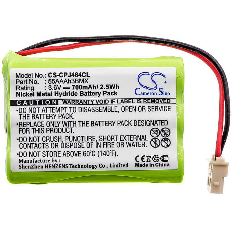 Battery For Aastra, Be3850, Be3872, Mod B 3.6v, 700mah - 2.52wh BabyPhone Cameron Sino Technology Limited (Cordless Phone)   