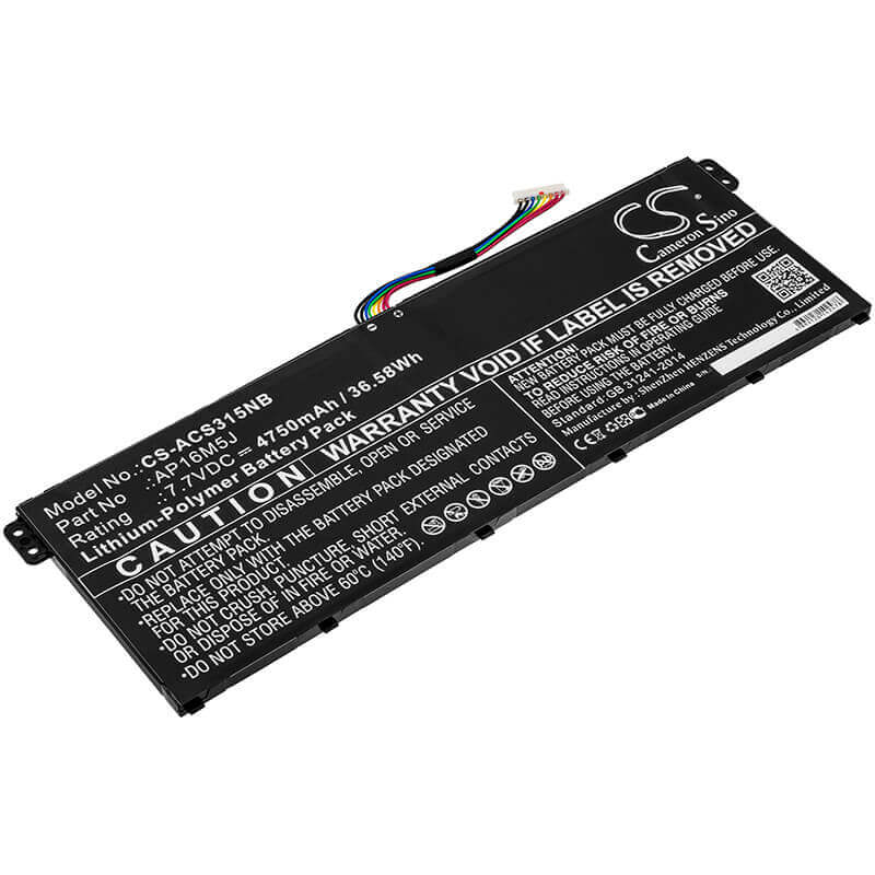 Battery For Acer, Aspire 3 A315-21, Aspire 3 A315-21-62yq 7.7v, 4750mah - 36.58wh Notebook, Laptop Cameron Sino Technology Limited   