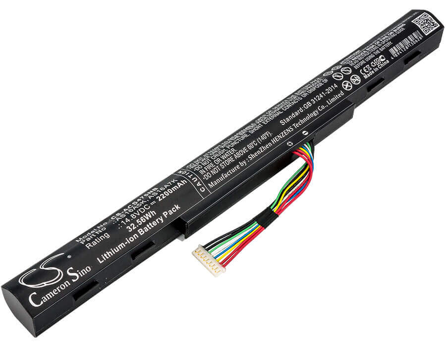 Battery For Acer, Aspire E5-475g, Aspire E5-523g, Aspire E5-553g 14.8v, 2200mah - 32.56wh Notebook, Laptop Cameron Sino Technology Limited   