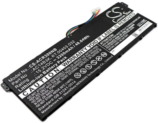 Battery For Acer, Aspire Es15, Aspire Es1-572 15.2v, 3200mah - 48.64wh Notebook, Laptop Cameron Sino Technology Limited   