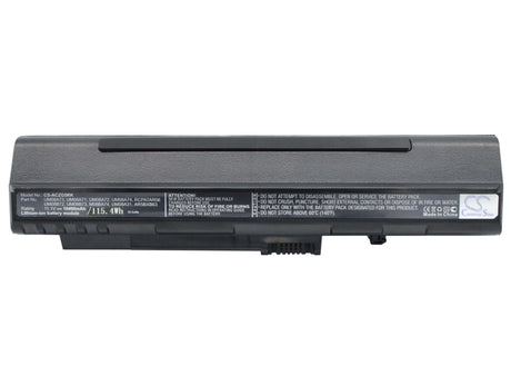 Battery For Acer Aspire One A150, Aspire One A110l Blau, Aspire One A150-bgb 11.1v, 10400mah - 115.44wh Notebook, Laptop Cameron Sino Technology Limited   