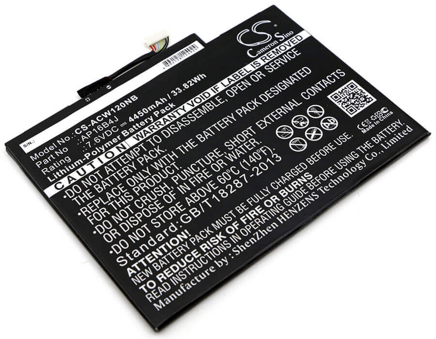 Battery For Acer, Aspire Switch Alpha 12, Sa5-271, Switch 5 Sw512-52 7.6v, 4450mah - 33.82wh Notebook, Laptop Cameron Sino Technology Limited   