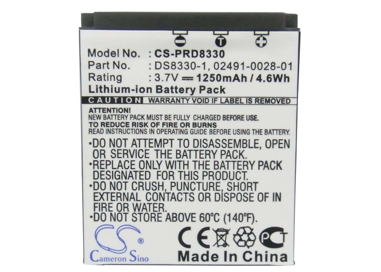 Battery For Acer Cp-8531, Cr-8530 3.7v, 1250mah - 4.63wh Camera Cameron Sino Technology Limited   