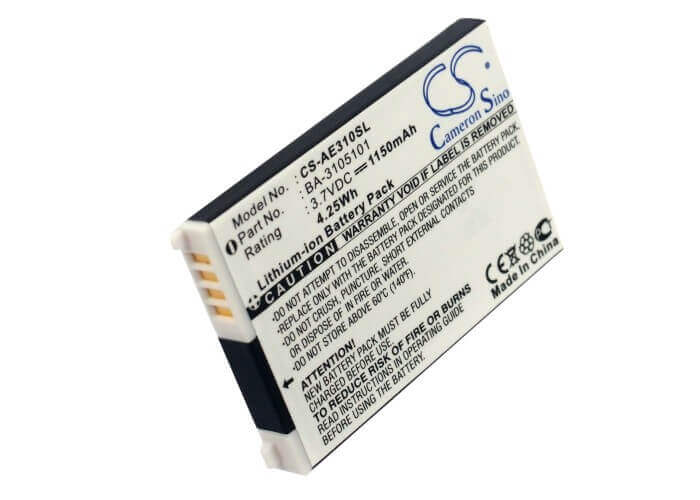 Battery For Acer E300, E305, E360 3.7v, 1150mah - 4.26wh GPS, Navigator Cameron Sino Technology Limited (Suspended)   