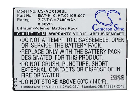 Battery For Acer Liquid X1 3.7v, 2400mah - 8.88wh Batteries for Electronics Cameron Sino Technology Limited   