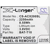 Battery For Acer, Liquid X2, Liquid X2 Lte, 1icp4/68/88 3.8v, 2250mah - 8.55wh Batteries for Electronics Cameron Sino Technology Limited (Suspended)   