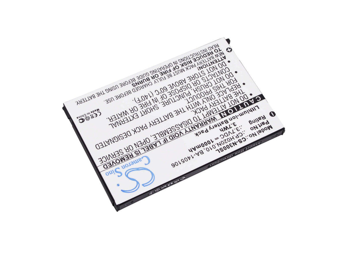 Battery For Acer N300, N310, N311 3.7v, 1000mah - 3.70wh PDA, Pocket PC Cameron Sino Technology Limited (Suspended)   