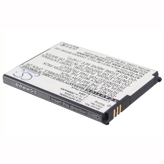 Battery For Advent 3500 3.7v, 2000mah - 7.40wh Batteries for Electronics Cameron Sino Technology Limited (Suspended)   