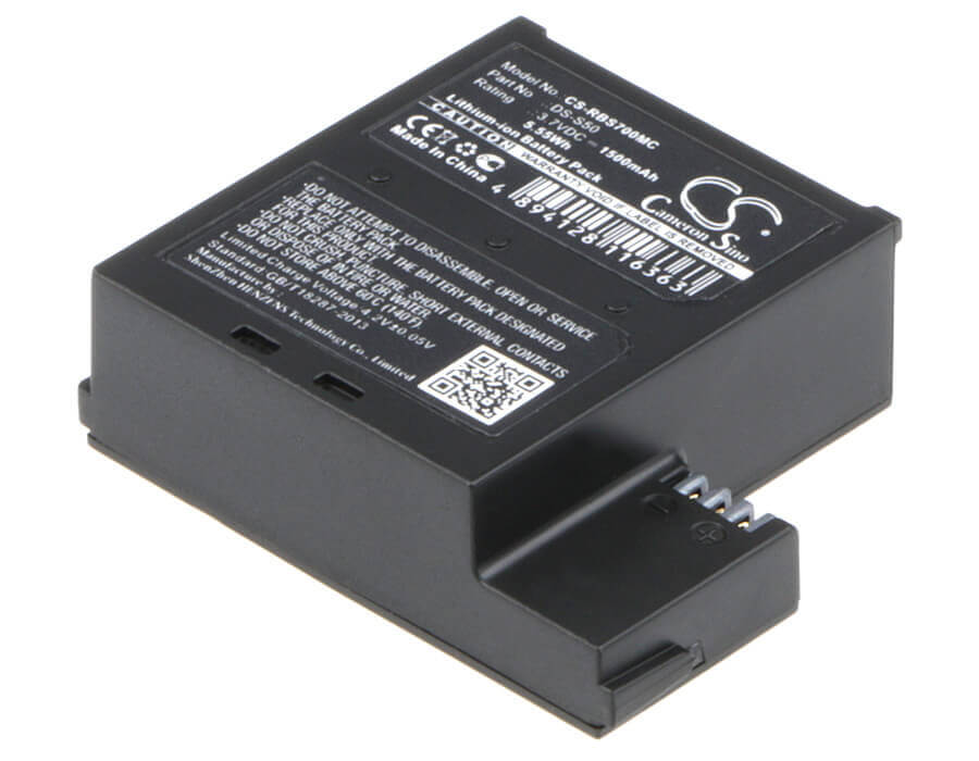 Battery For Aee D33, S50, S51, S70, 3.7v, 1500mah - 5.55wh Camera Cameron Sino Technology Limited   