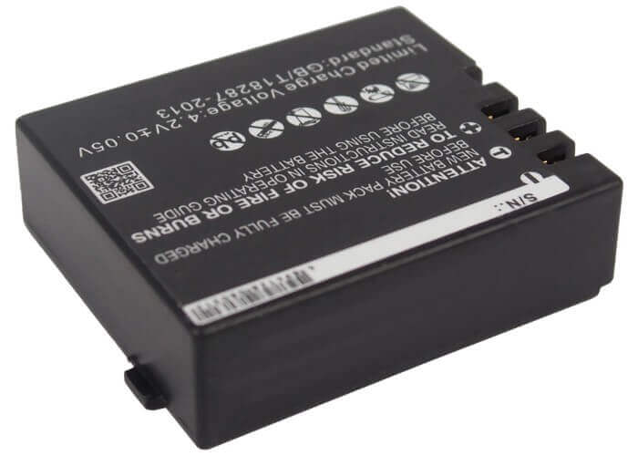 Battery For Aee Sd18, Sd19, Sd20, Sd21, 3.7v, 900mah - 3.33wh Camera Cameron Sino Technology Limited   