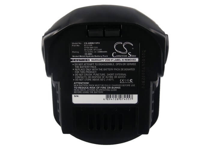 Battery For Aeg B1214g, B1215r, B1220r 12v, 3300mah - 39.60wh Power Tools Cameron Sino Technology Limited (Power Tools)   