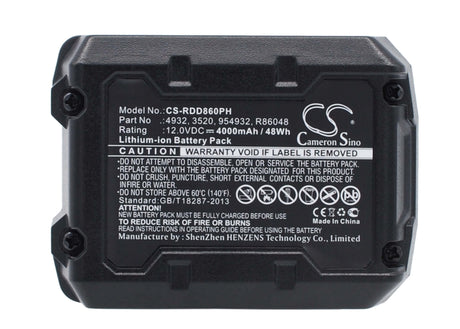 Battery For Aeg Bll12c, Bs12c, Bs12c2 12v, 4000mah - 48.00wh Power Tools Cameron Sino Technology Limited (Power Tools)   