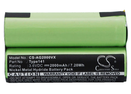 Battery For Aeg Electrolux Junior 2.0 3.6v, 2000mah - 7.20wh Batteries for Electronics Cameron Sino Technology Limited   