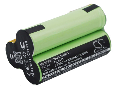 Battery For Aeg Electrolux Junior 2.0 3.6v, 2000mah - 7.20wh Batteries for Electronics Cameron Sino Technology Limited   