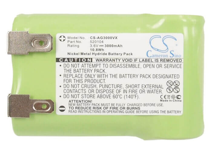 Battery For Aeg Junior 3000 3.6v, 3000mah - 10.80wh Batteries for Electronics Cameron Sino Technology Limited   