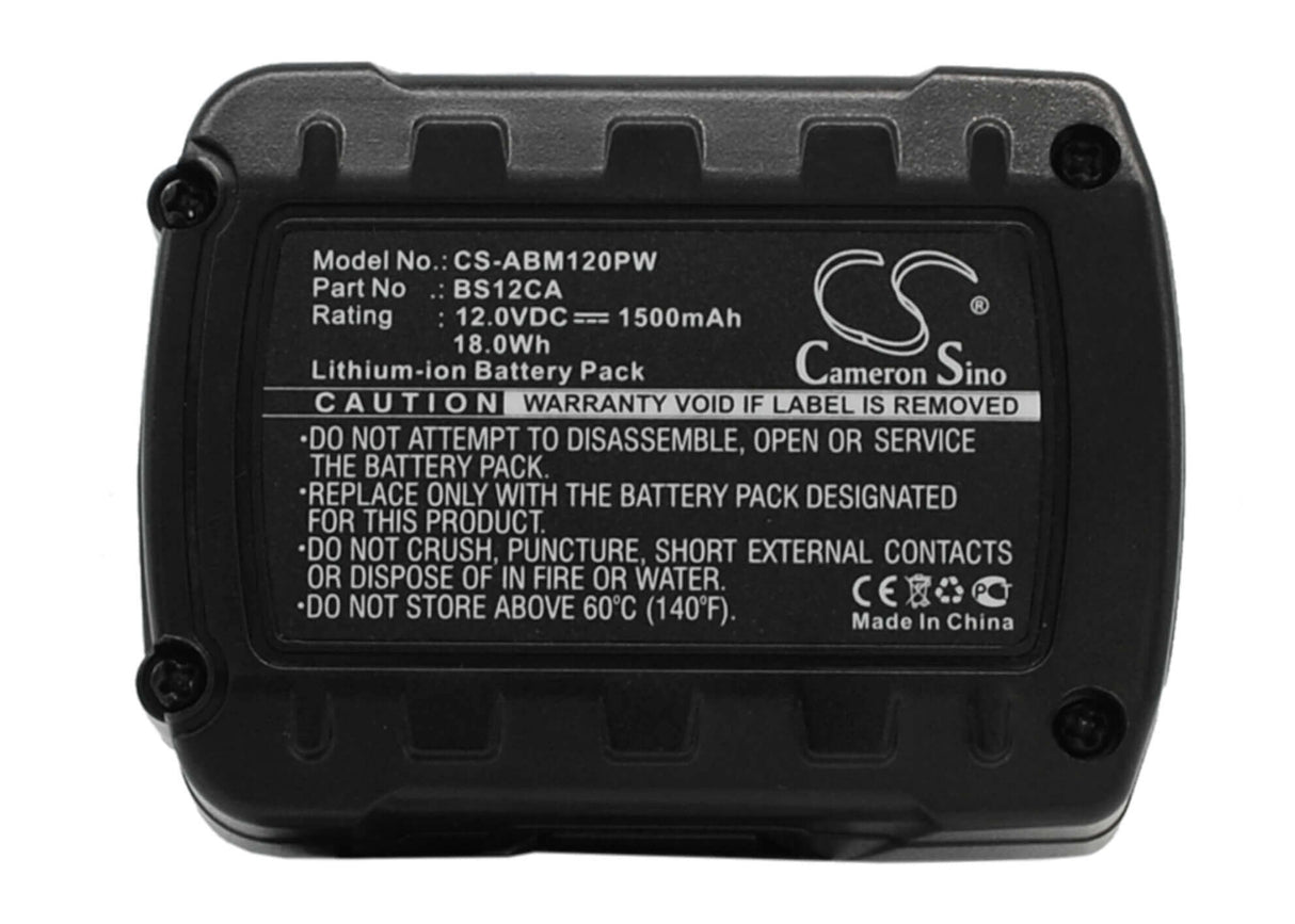 Battery For Aeg Mc-bs12ca 12v, 1500mah - 18.00wh Batteries for Electronics Cameron Sino Technology Limited (Suspended)   