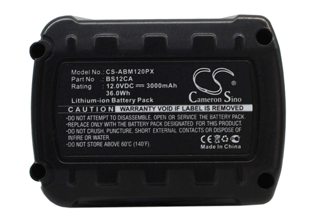 Battery For Aeg Mc-bs12ca 12v, 3000mah - 36.00wh Power Tools Cameron Sino Technology Limited (Power Tools)   